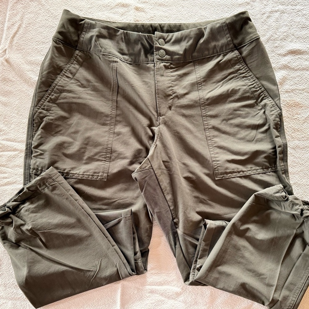 REI Co-op Women’s Hiking Pants Size 10 Green Lightweight Outdoor Travel Pants